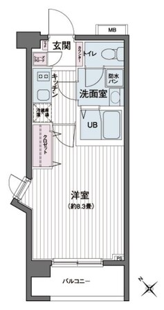 都立大学駅 徒歩12分 4階の物件間取画像